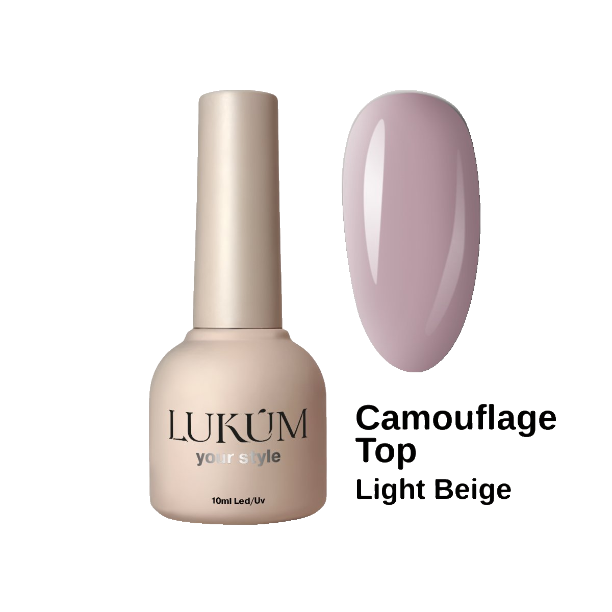 Lukum Camouflage Top, 10 ml (Light Beige)