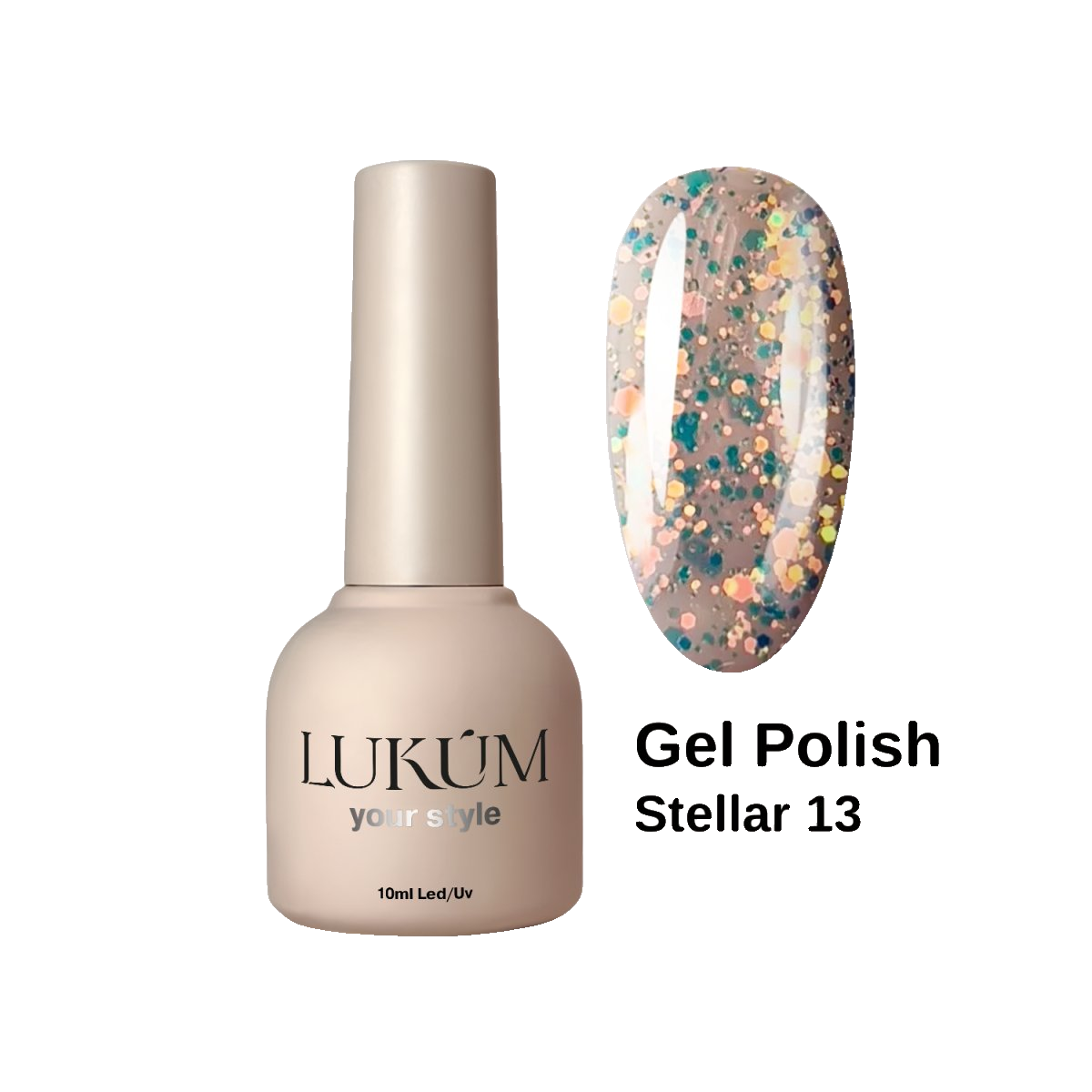 Lukum Stellar Gel Polish 13, 10 ml