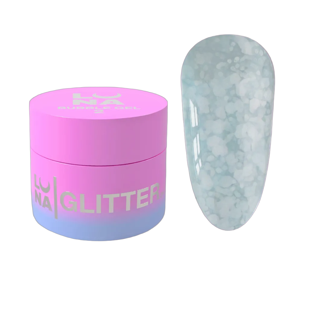 Glitter küüntele Bubble Gel nr 2 5ml