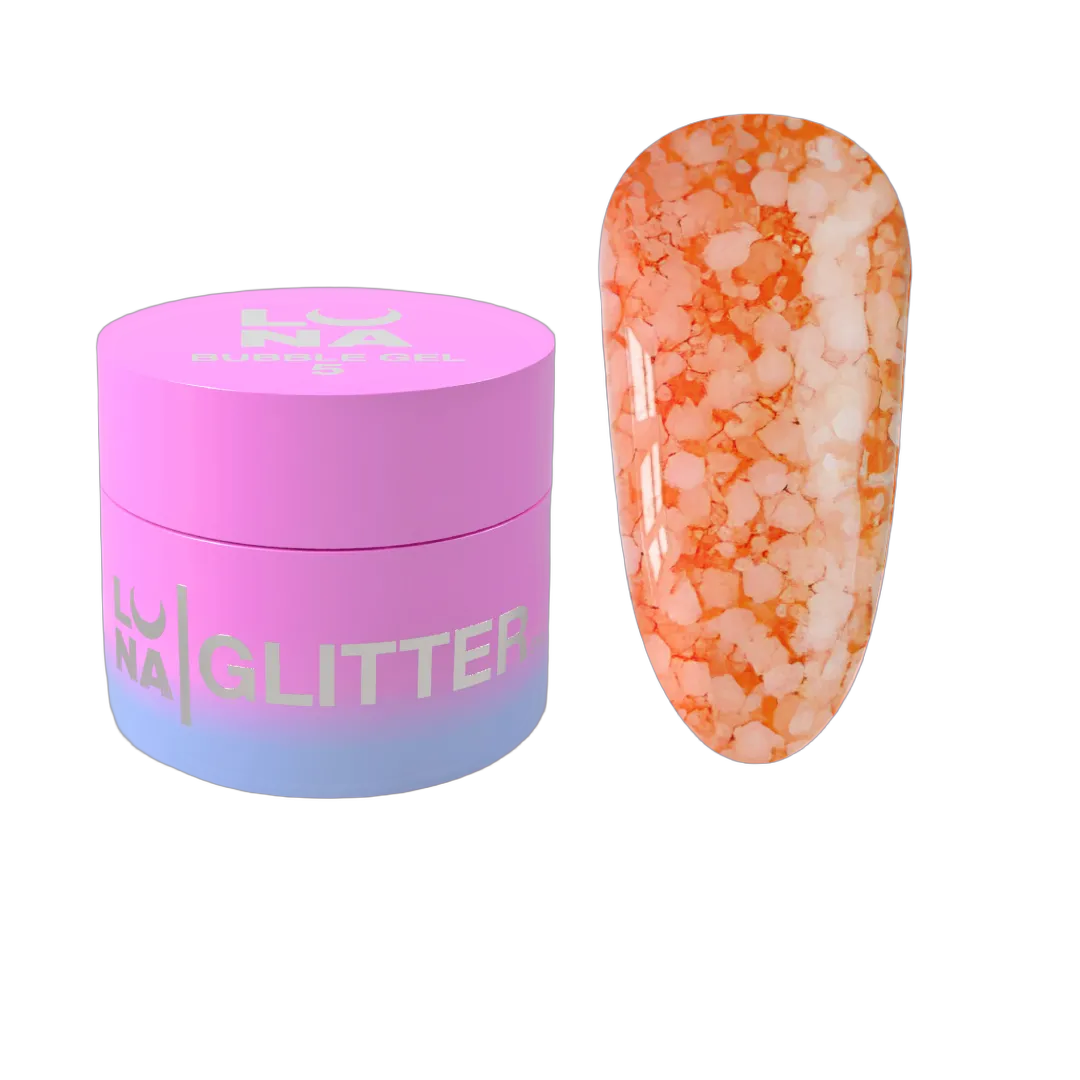 Блискитки для нигтив Bubble Gel №5 5ml