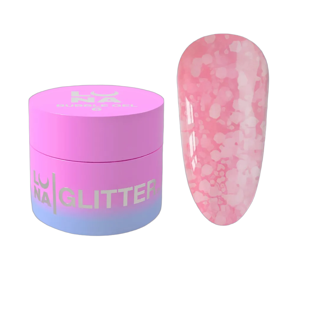 Glitter küüntele Bubble Gel nr 6 5ml