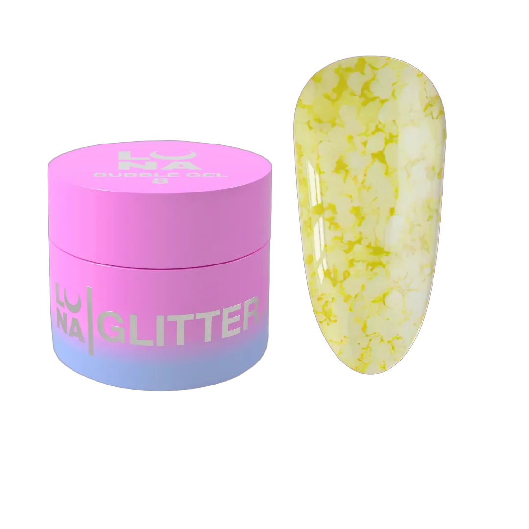 Glitter küüntele Bubble Gel nr 8 5ml