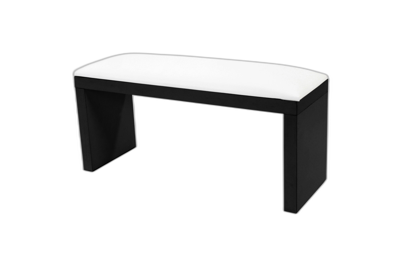 Käetugi MrHelix mustadel jalgadel Valge (1002W)