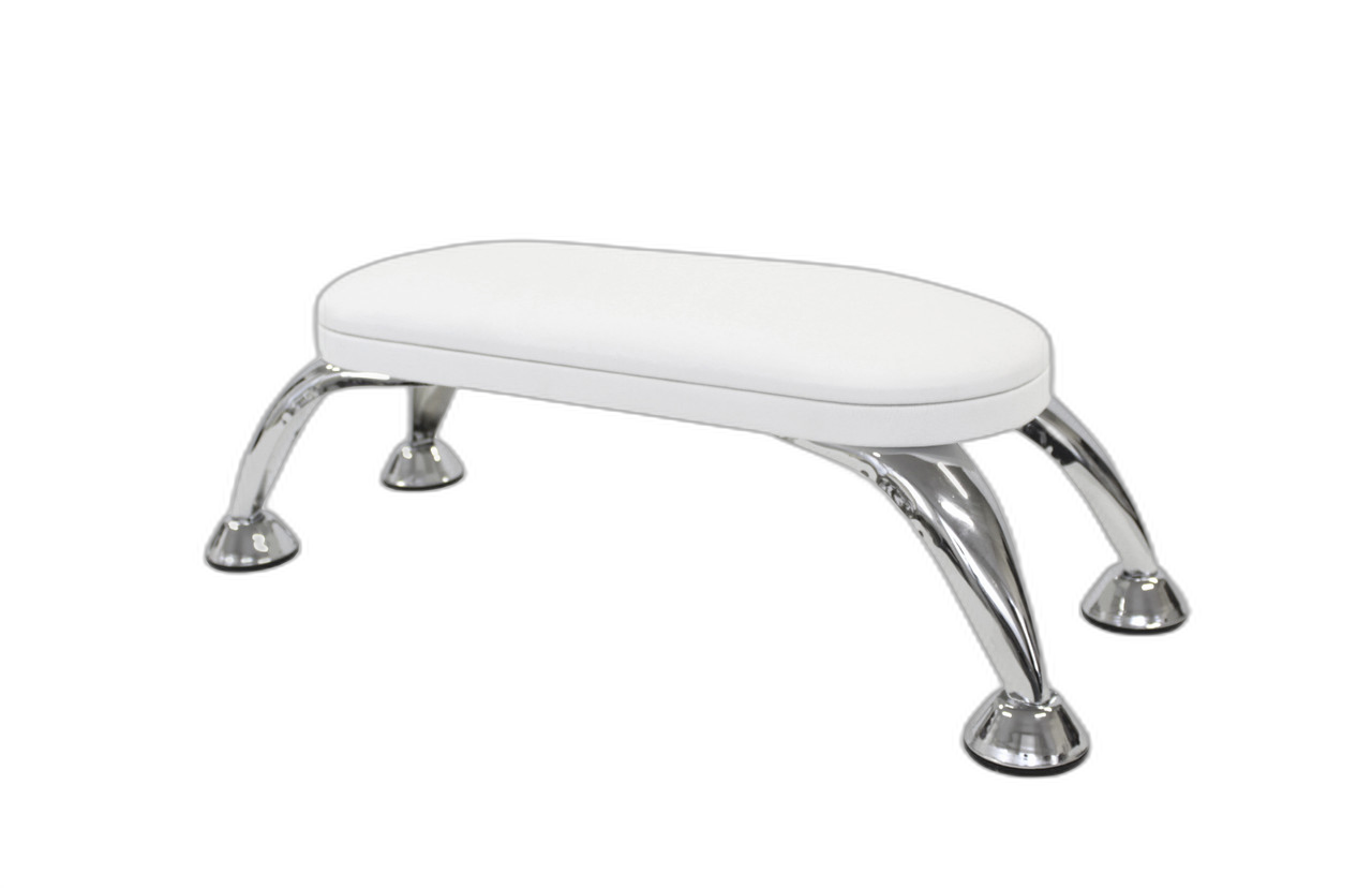 Käetugi MrHelix kroomitud jalgadel Valge (1003W)