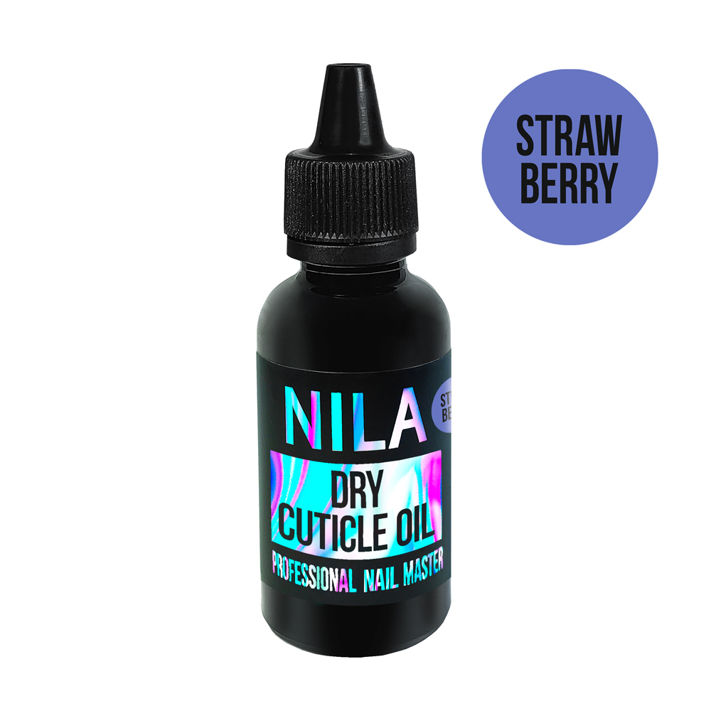 Dry oil for cuticles Nila Strawberry 30ml plastic