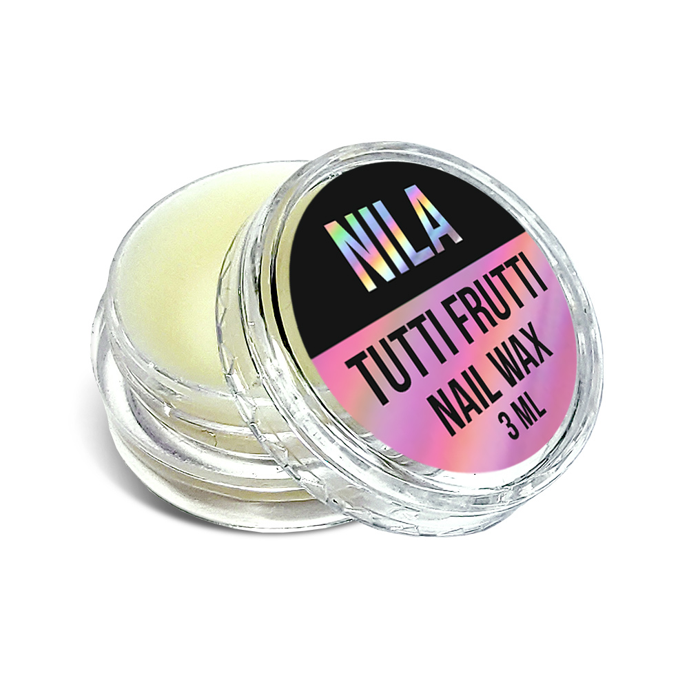 Küünevaha Nila Tutti Frutti 3ml plastikust läbipaistev purk
