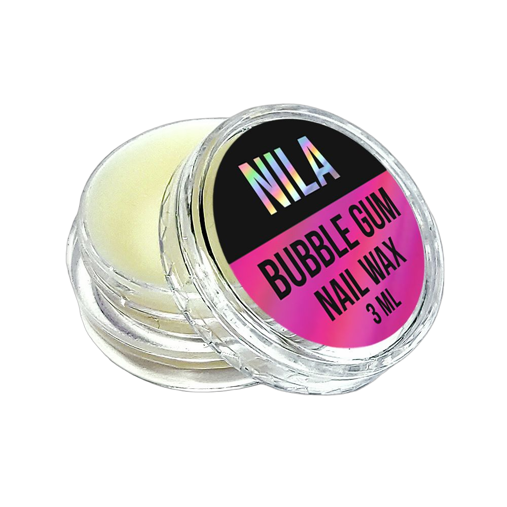 Küünevaha Nila Bubble Gum 3ml plastikust läbipaistev purk
