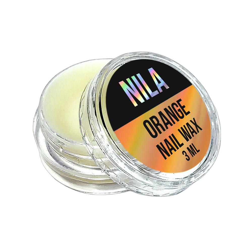Küünevaha Nila Orange 3ml plastikust läbipaistev purk