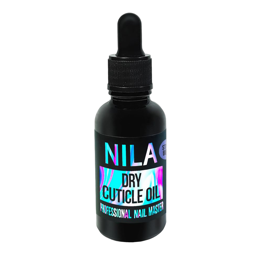 Dry oil for cuticles Nila Strawberry 30ml glass