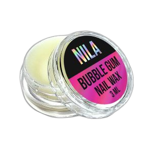 Küünevaha Nila Bubble Gum 3ml plastikust läbipaistev purk