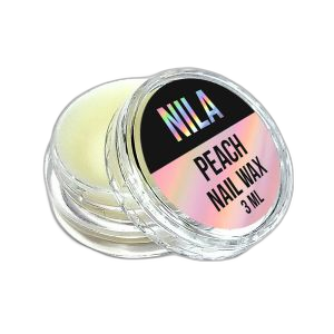 Nail wax Nila Peach 3ml plastic transparent jar