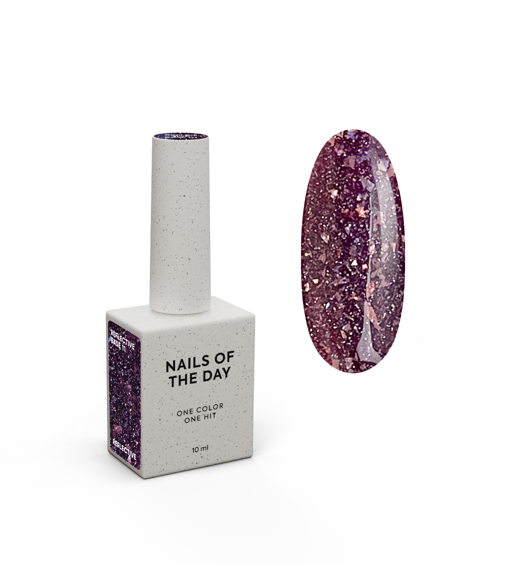 NAILSOFTHENIGHT Reflective base 11 — kamufleeriv helkiv alus shimmeriga, 10 ml