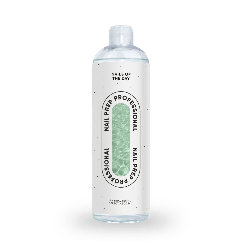 NAILSOFTHEDAY Nail Prep – professionaalne antibakteriaalse ja seenevastase toimega toode looduslike küünte rasva eemaldamiseks ja kuivatamiseks, 500 ml