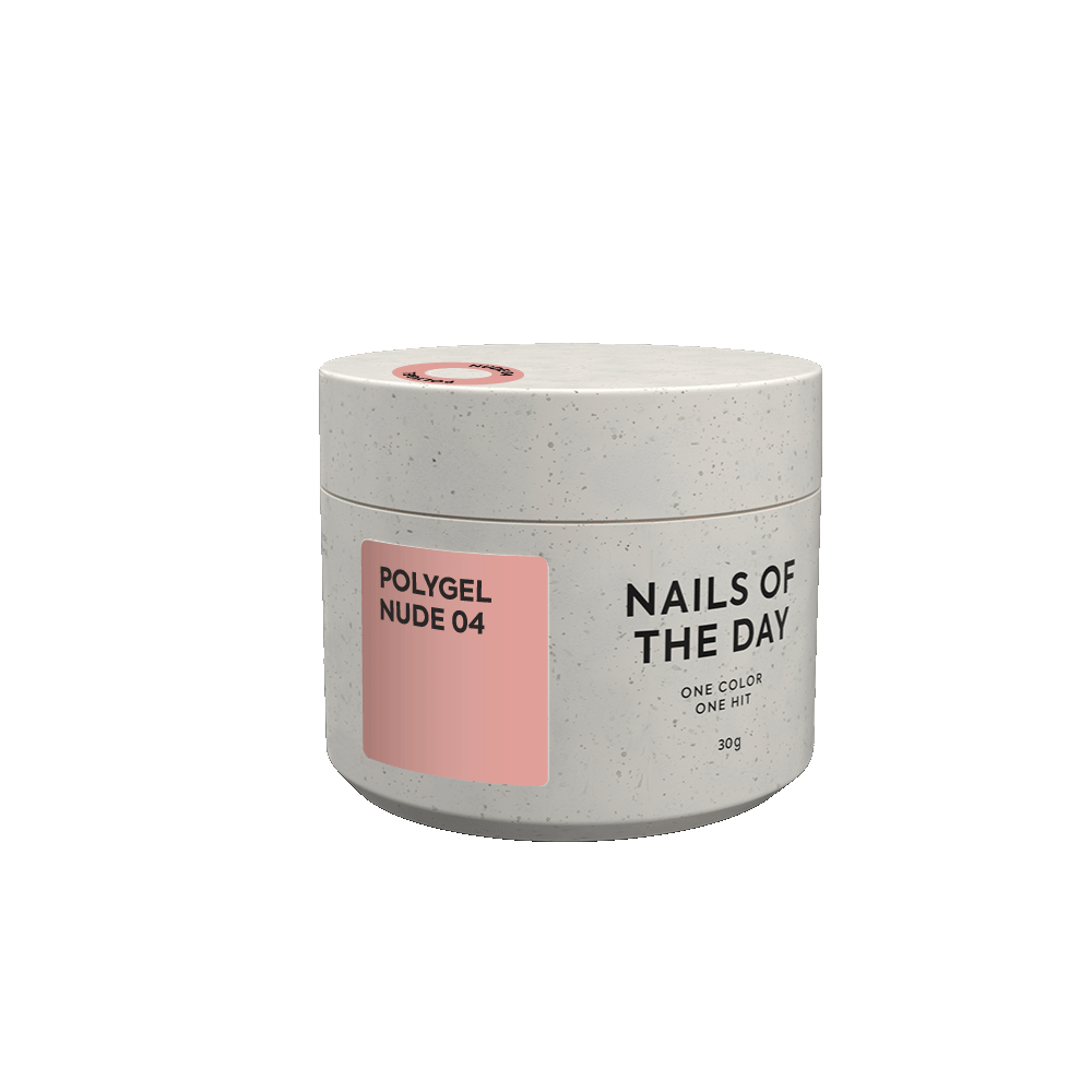 NAILSOFTHEDAY Polygel nude 04 — classic nude polygel, 30 g
