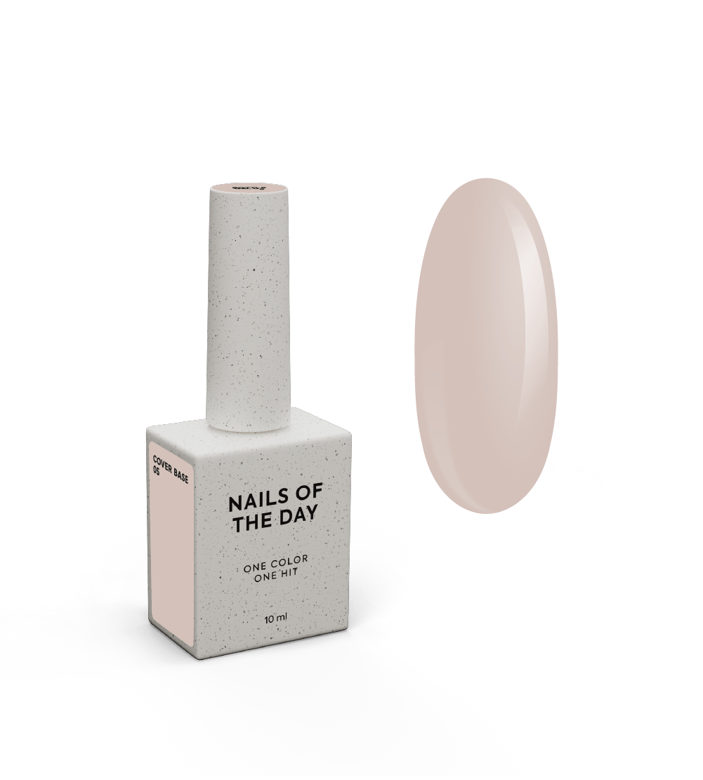 Nailsoftheday Cover base 05 — külmkaramell aluskate küüntele, 10 ml