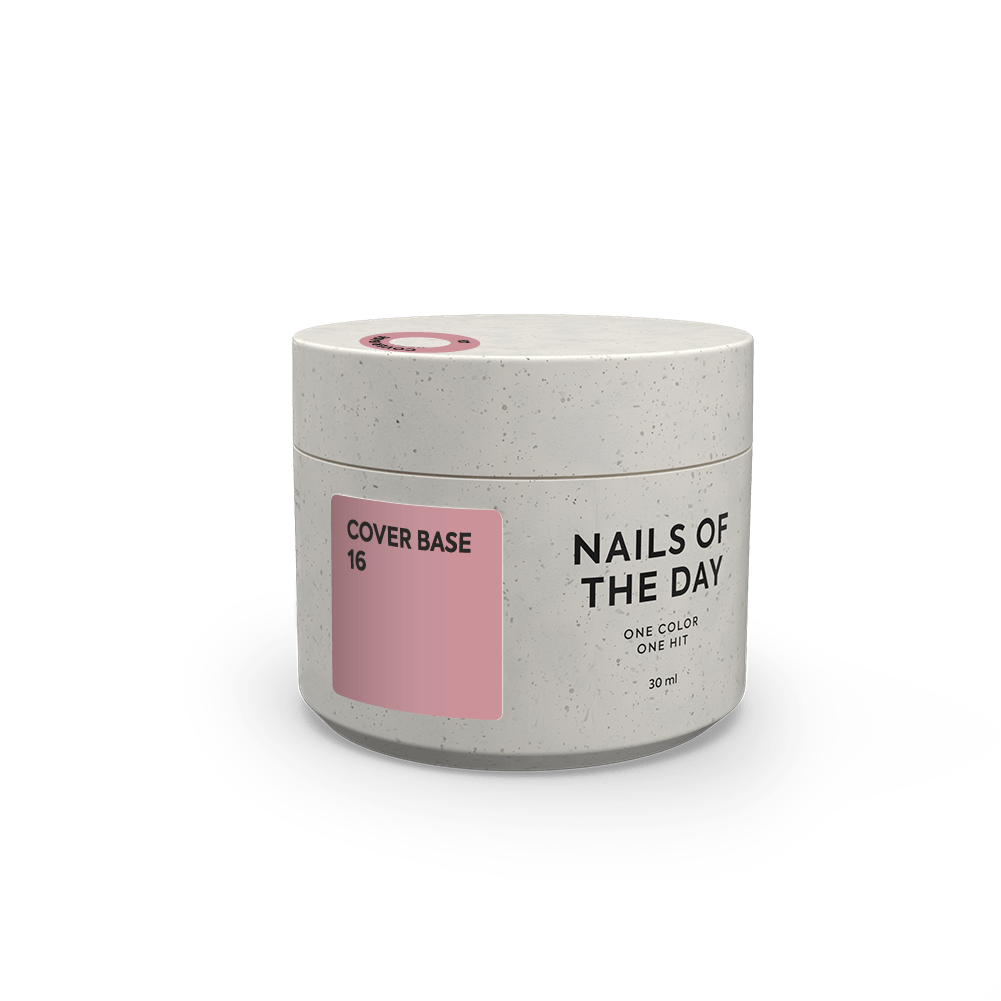 Nailsoftheday Cover base 16 — tume naturaalne nude aluslakk küüntele, 30 ml
