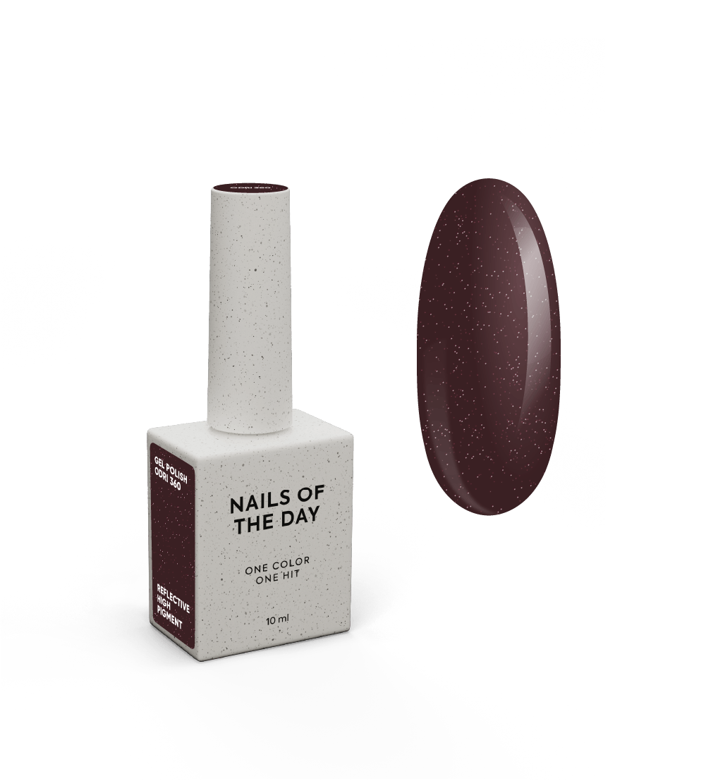 NAILSOFTHEDAY Gel Polish Odri - soe küps kirss ühe kihi peegeldava särava geel-küünelakiga, 10 ml
