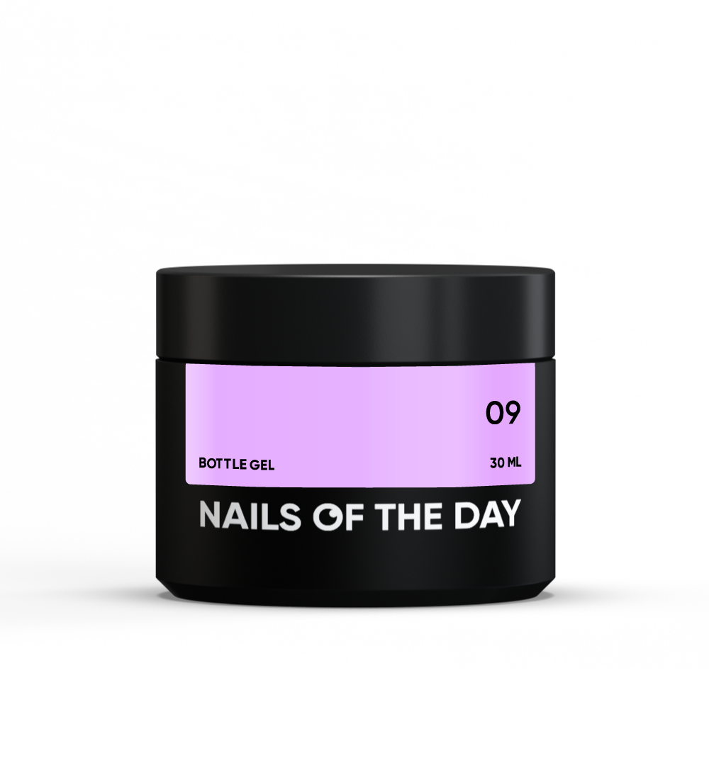 NAILSOFTHEDAY Bottle gel 09 — eriti tugev küüntegeel, 30 ml