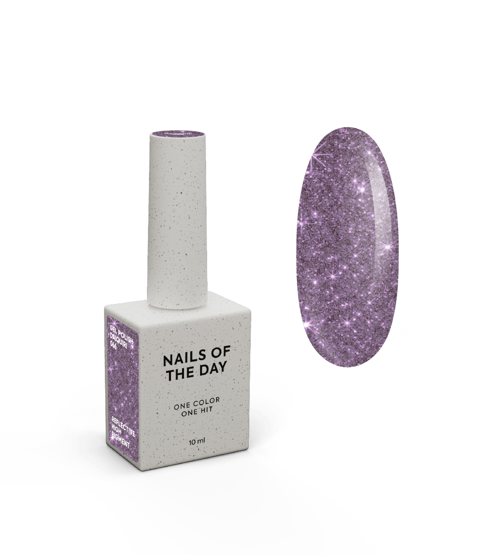 NAILSOFTHENIGHT Daiquiri geellakk — lilla peegeldav geellakk küüntele, 10 ml