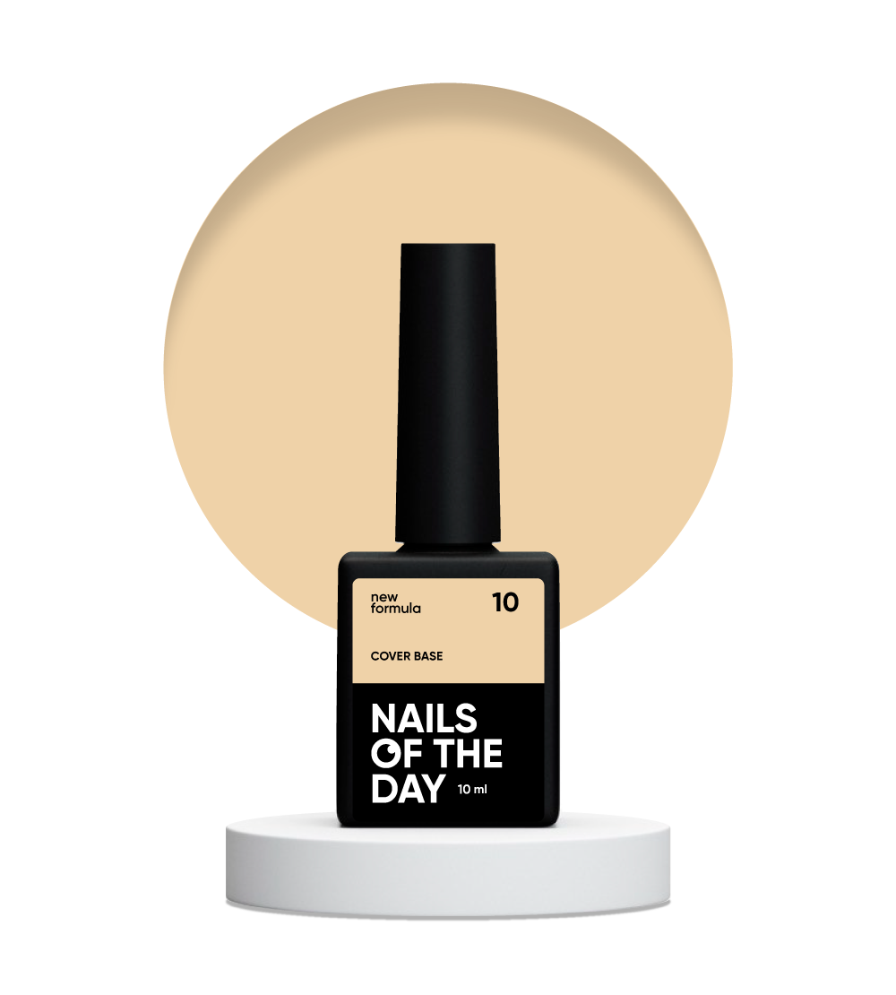 Nailsoftheday Cover base 10 — liivane aluskate küüntele, 10 ml