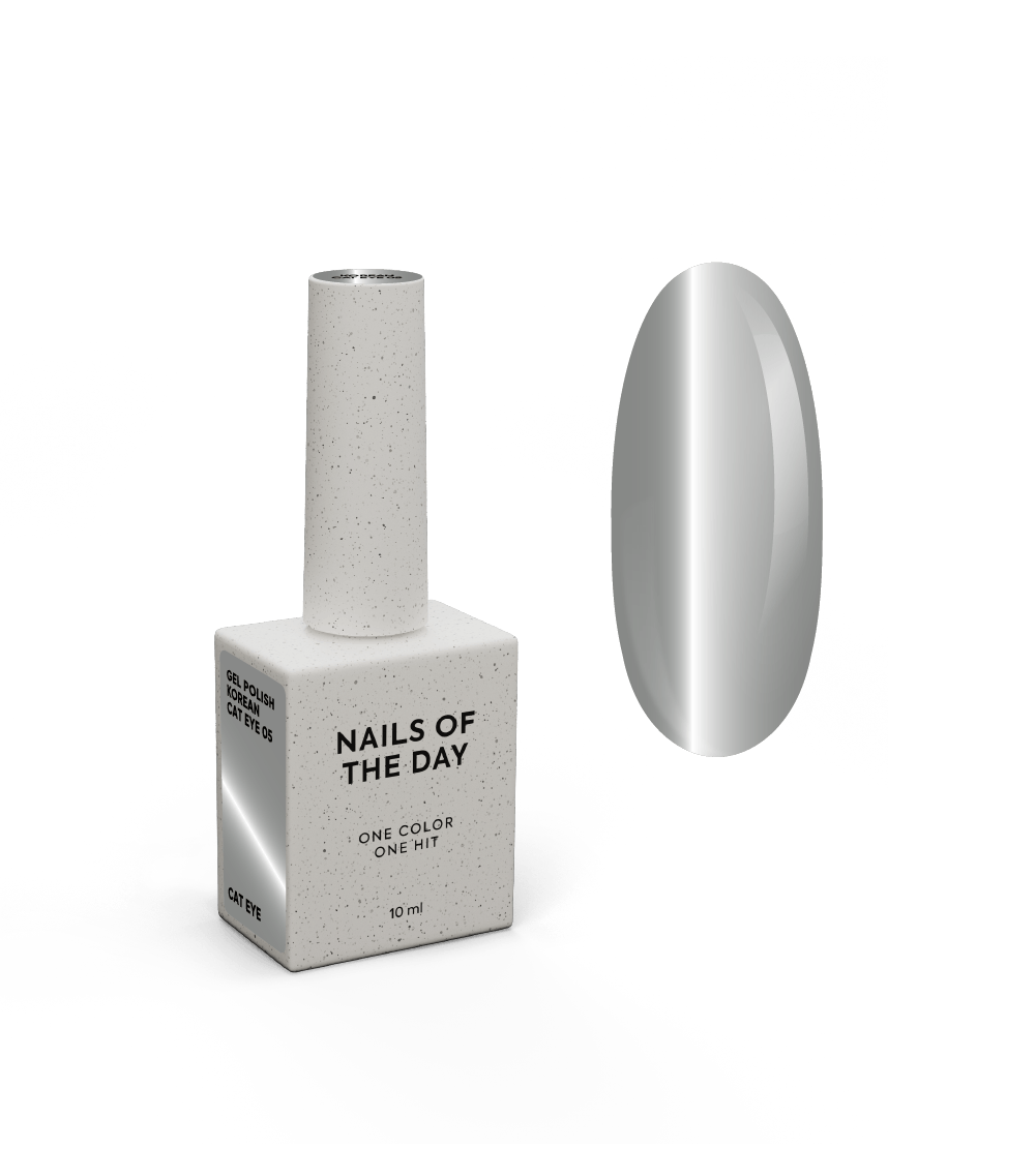 NAILSOFTHEDAY Korean cat eye 05 – hall kassisilma geellakk, 10 ml