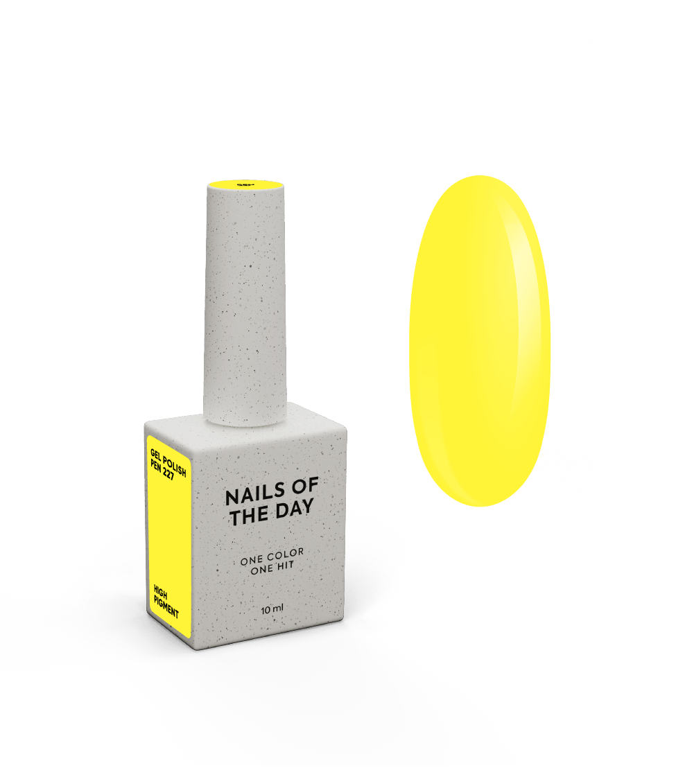NAILSOFTHEDAY Gel Polish Pen — kollane geellakk, 10 ml