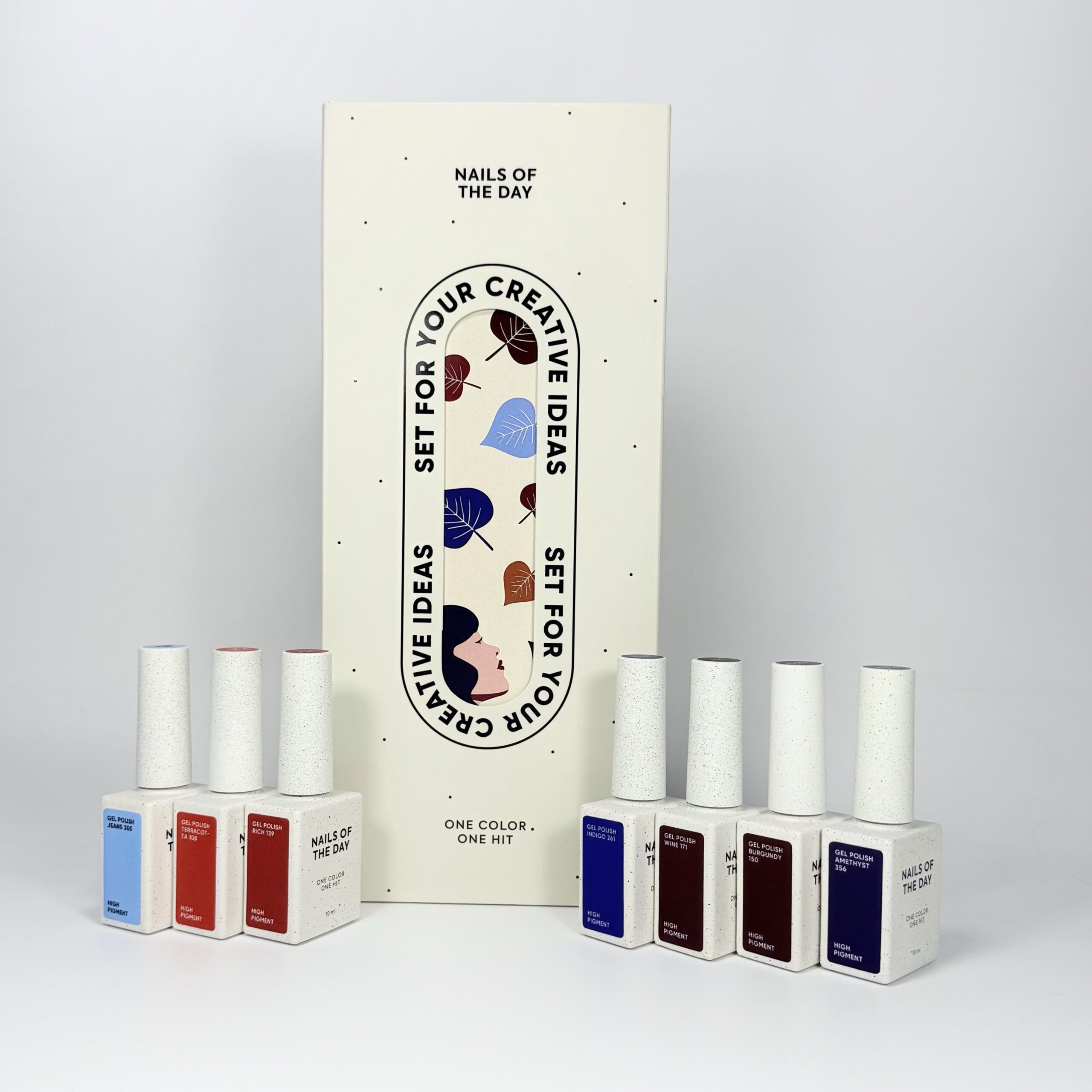 Sügis 2025 geellaki kollektsioon Nailsoftheday karbis — 7 trendikat, premium tooni geellakki + BRÄNDIGA KINGITUSPAKEND lahtipakkimiseks