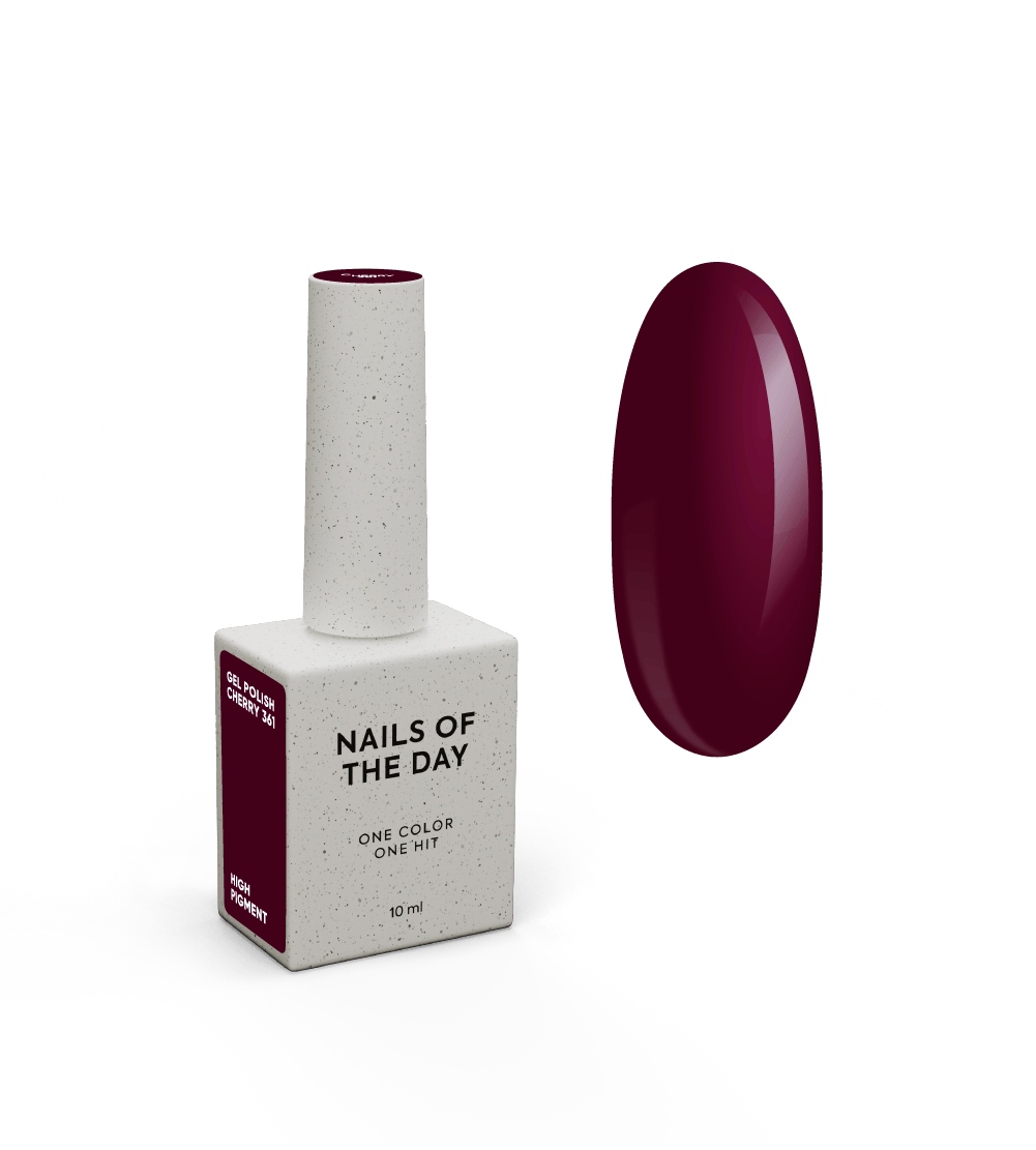 NAILSOFTHEDAY Gel Polish Cherry — ühes kihis kattuv geellaki kirss, 10 ml