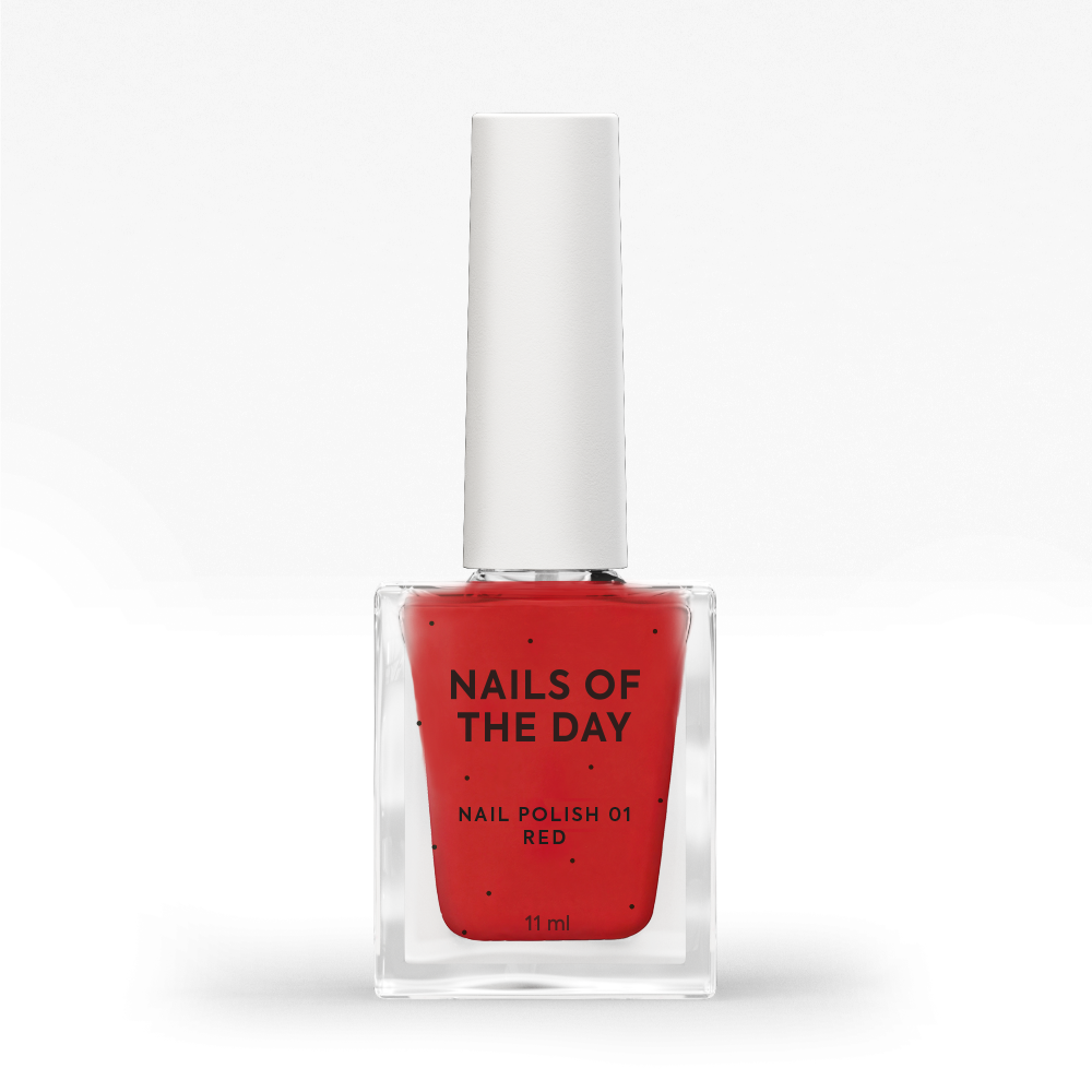 NAILSOFTHEDAY Nail Polish Red — punane küünelakk, 11 ml