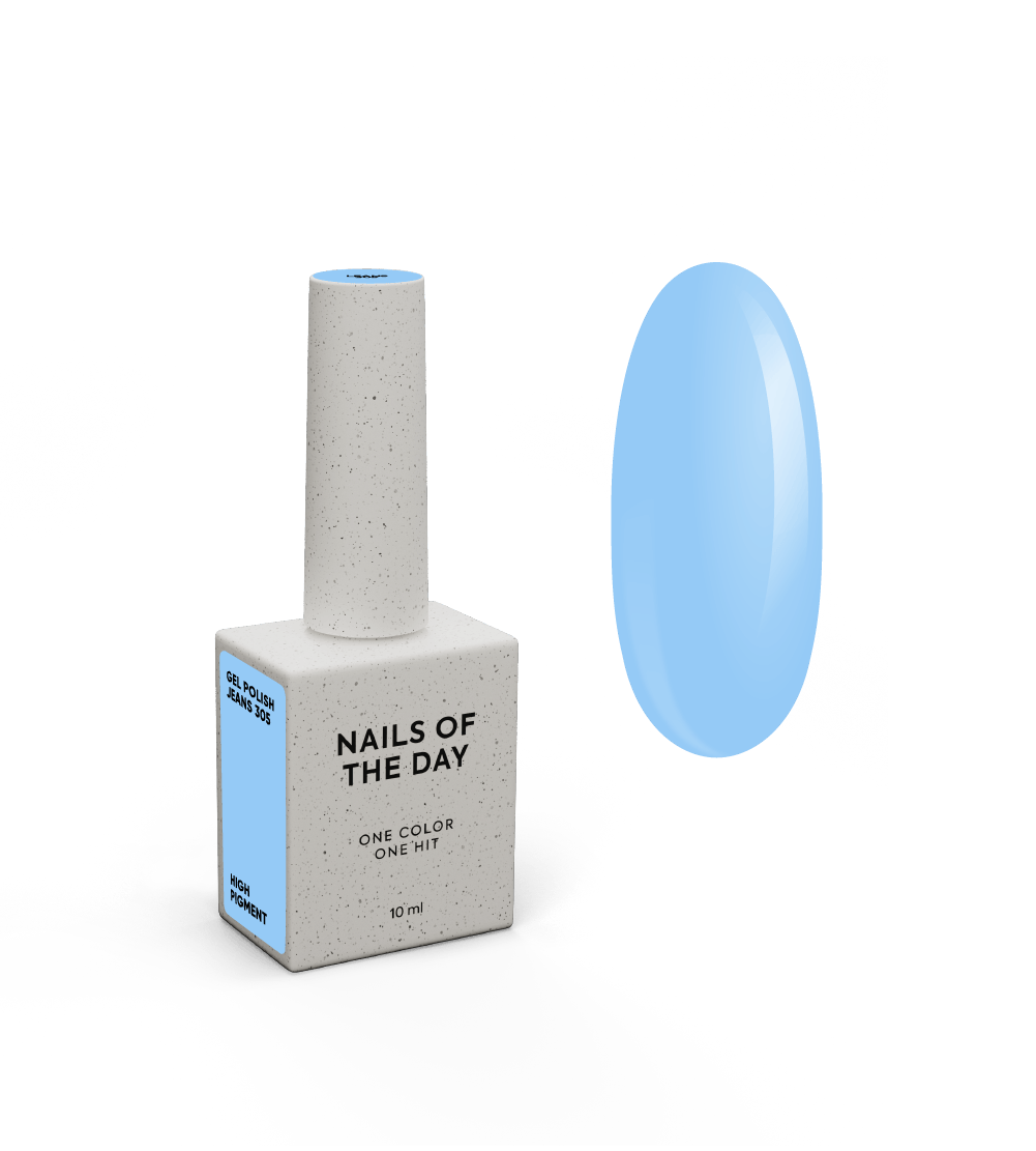 NAILSOFTHEDAY Gel Polish Jeans — ühes kihis kattuv denimgeellakk, 10 ml