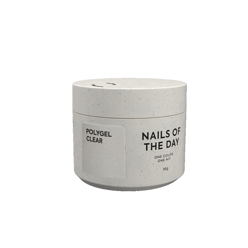 NAILSOFTHEDAY Polygel clear — прозорий полігель, 30 г