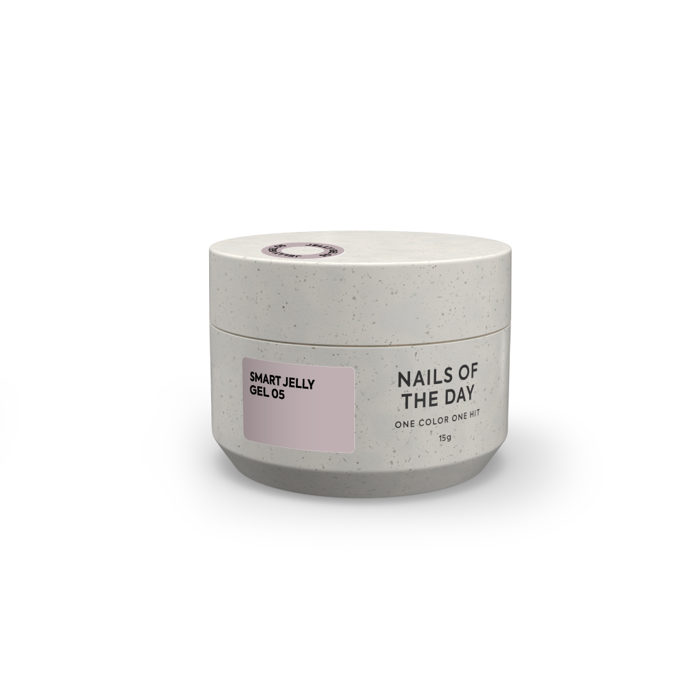 NAILSOFTHEDAY Smart Jelly geel 05 — helepruun ehitusgeel-želee küüntele, 15 g