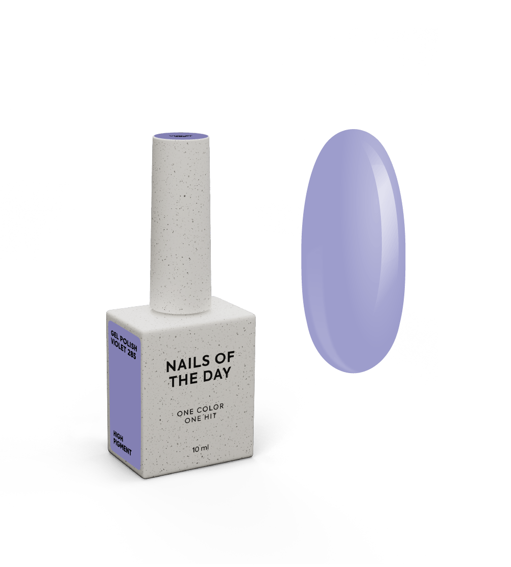 NAILSOFTHEDAY Geellakk Violet — lilla geellakk küüntele, mis katab ühe kihi, 10 ml