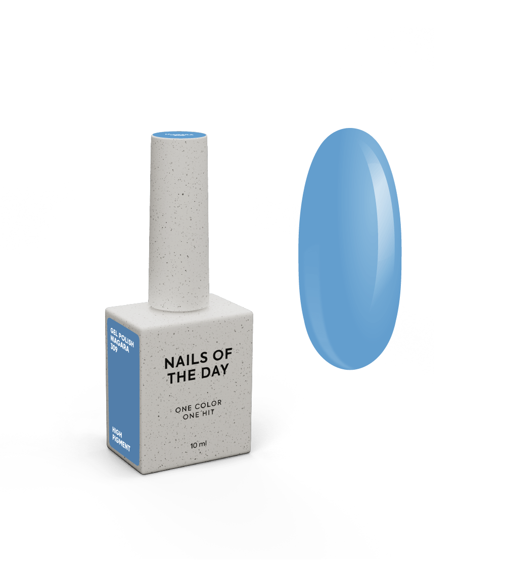 NAILSOFTHEDAY Geellakk Niagara — tume rukkilille geel-küünelakk, mis katab ühe kihi, 10 ml