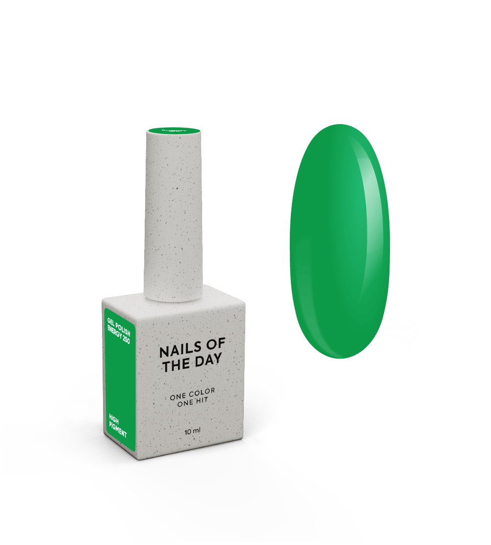 NAILSOFTHEDAY Gel Polish Energy 250 — ereroheline geellakk, 10 ml