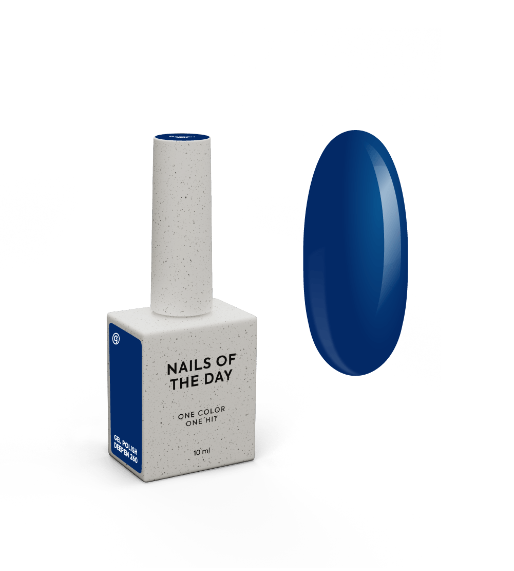 Geellakk NAILSOFTHEDAY Gel polish Deepen 260, 10 ml