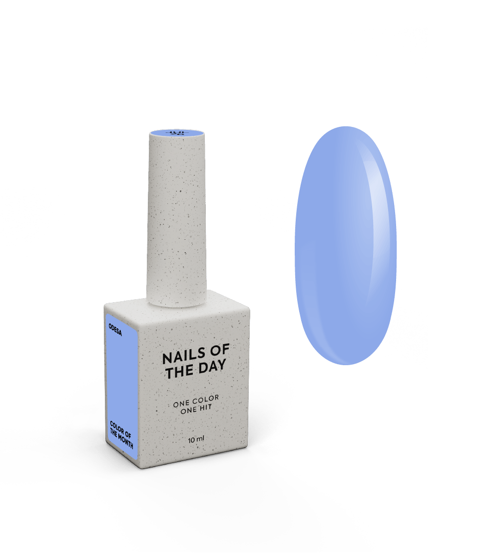 NAILSOFTHEDAY Color of the month July 2026 Odesa — helesinine geellakk, 10 ml