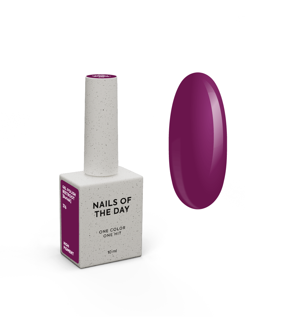 NAILSOFTHEDAY geellakk Beetroot [Buriak] 376, 10 ml