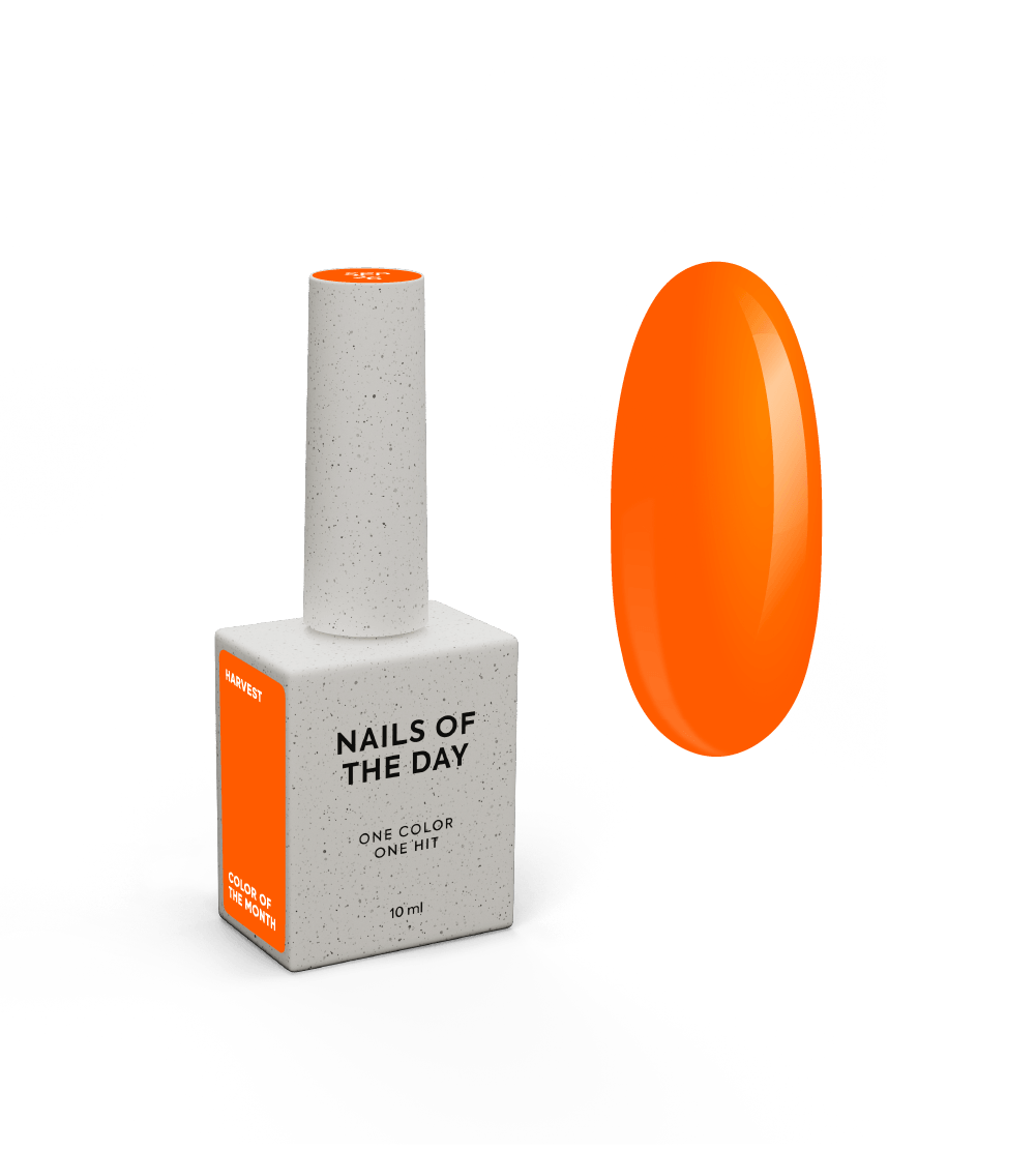 NAILSOFTHEDAY Color of the month September 2026 Harvest — oranž, 10 ml