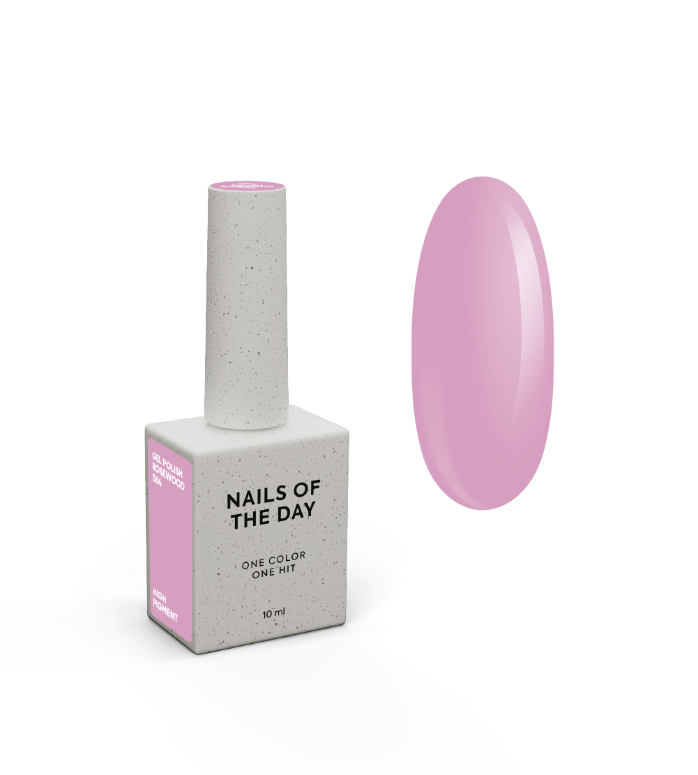 NAILSOFTHEDAY Gel Polish Rosewood 064 — puuderroosa geellakk, 10 ml