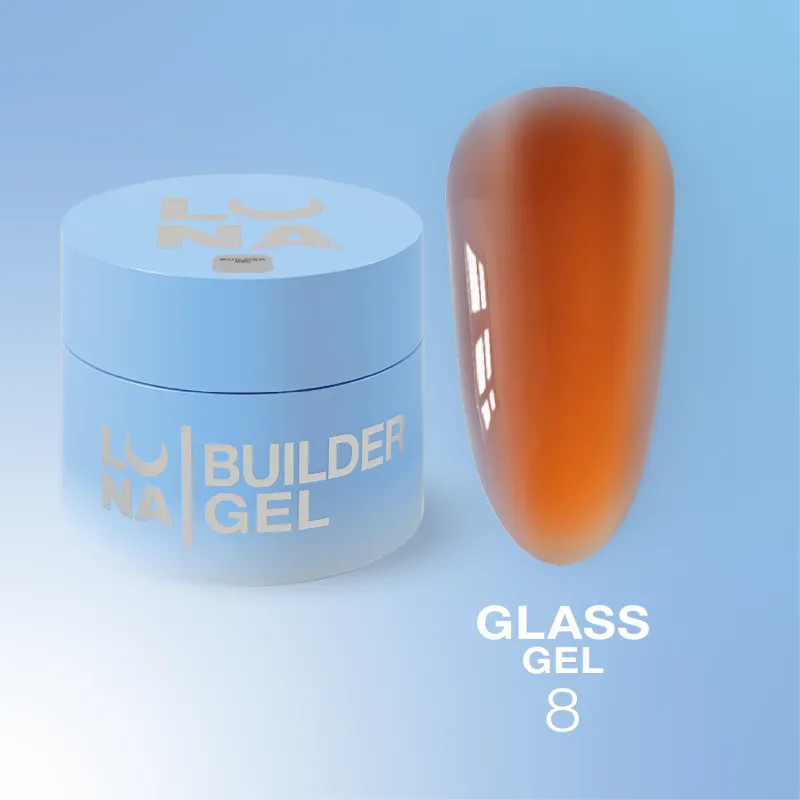 Вітражний гель для нарощування Glass gel №8