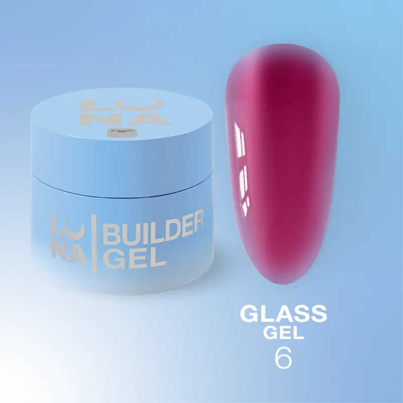 Вітражний гель для нарощування Glass gel №6