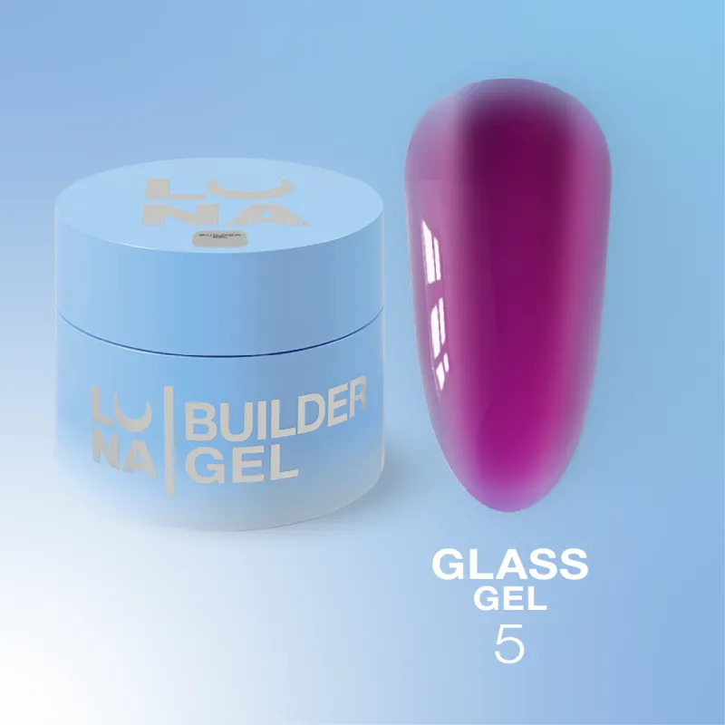 Вітражний гель для нарощування Glass gel №5