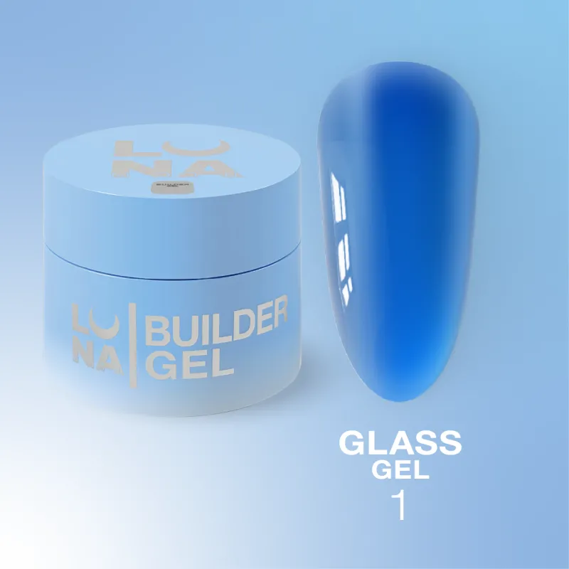 Вітражний гель для нарощування Glass gel №1