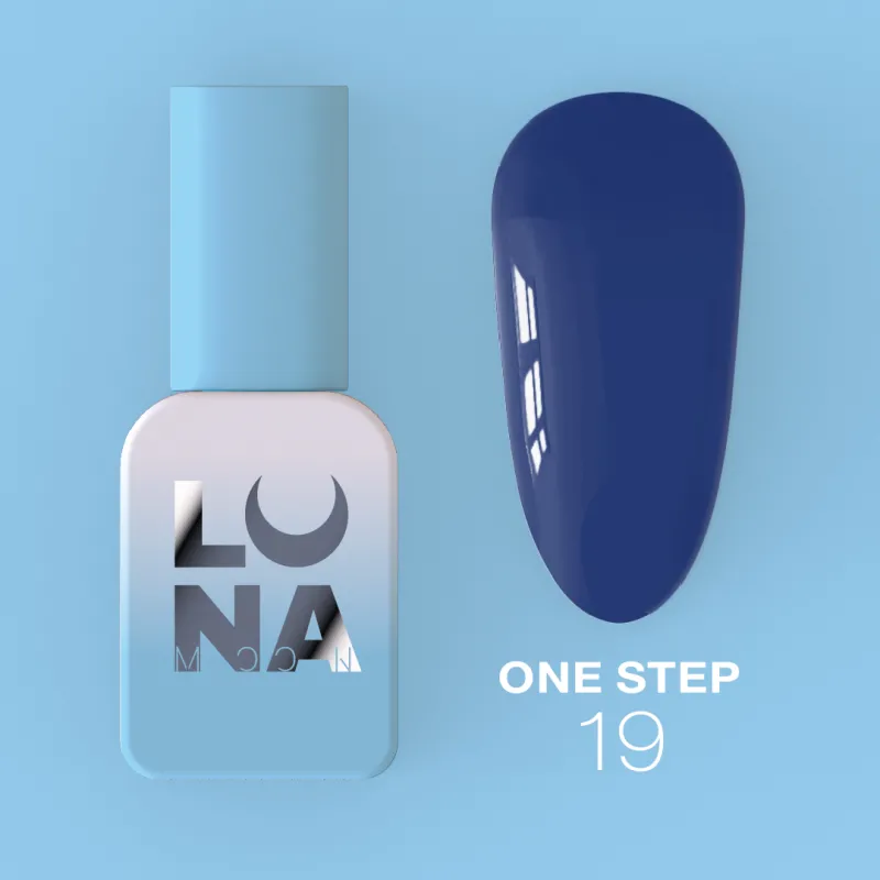 Однофазний гель лак для педикюру One step №19