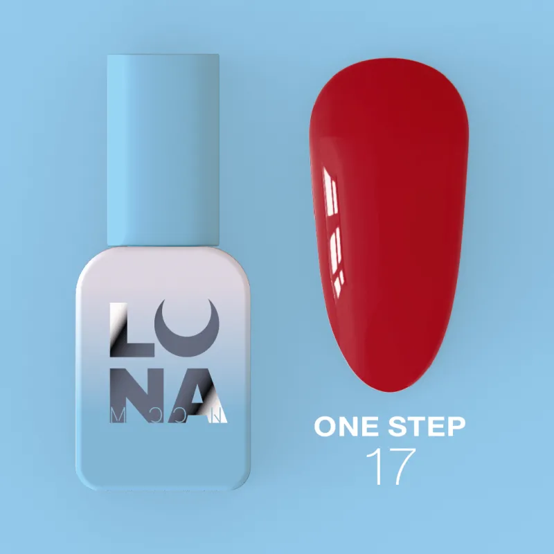 Однофазний гель лак для педикюру One step №17