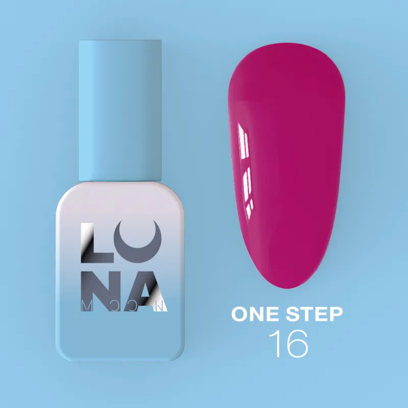 Однофазний гель лак для педикюру One step №16