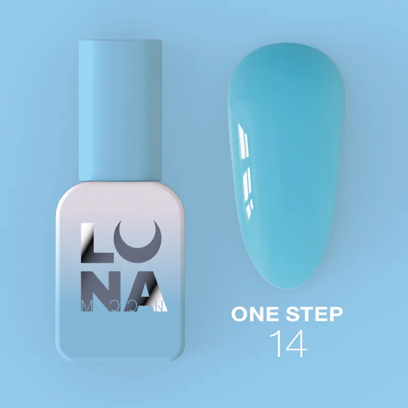 Однофазний гель лак для педикюру One step №14