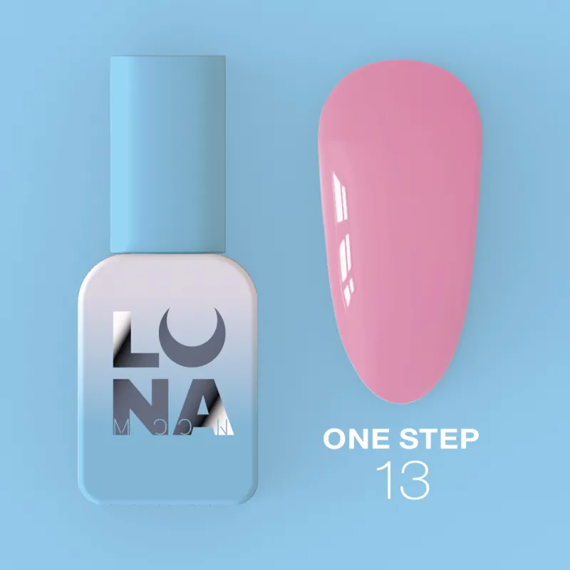 Однофазний гель лак для педикюру One step №13