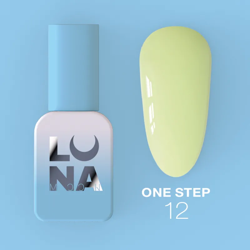 Однофазний гель лак для педикюру One step №12
